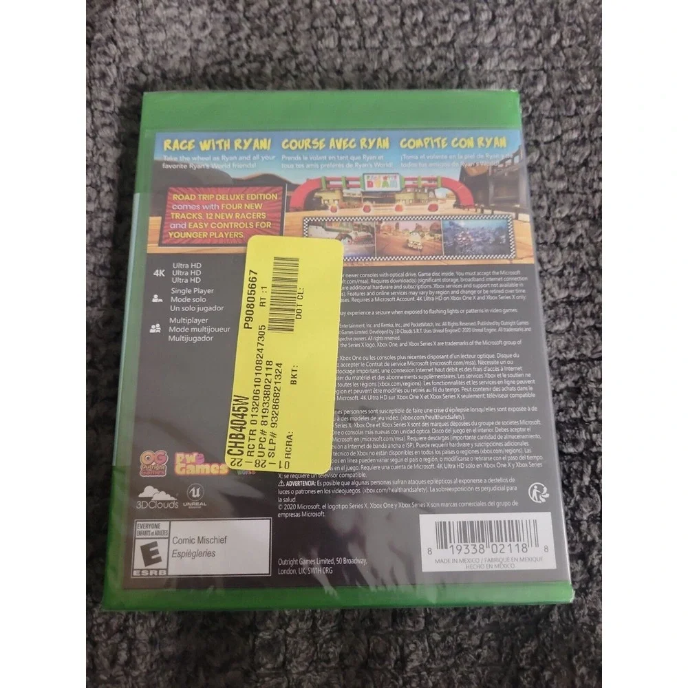 RACE WITH RYAN ROAD TRIP DELUXE EDITION [E]: Xbox One